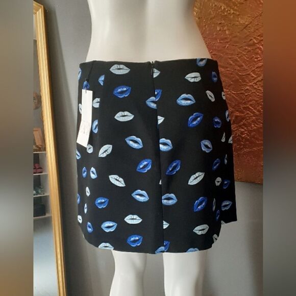 NWT Zara Lips Print Mini Skirt - Picture 9 of 11